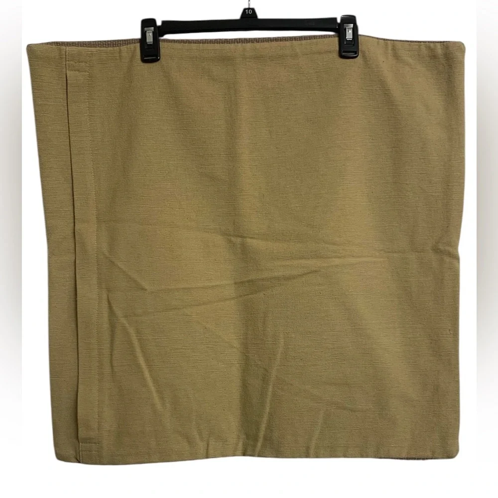 Pottery‎ Barn 24"X 24" Cotton Stripe Woven Pillowcase Case Only Zip Closure - Picture 3 of 9